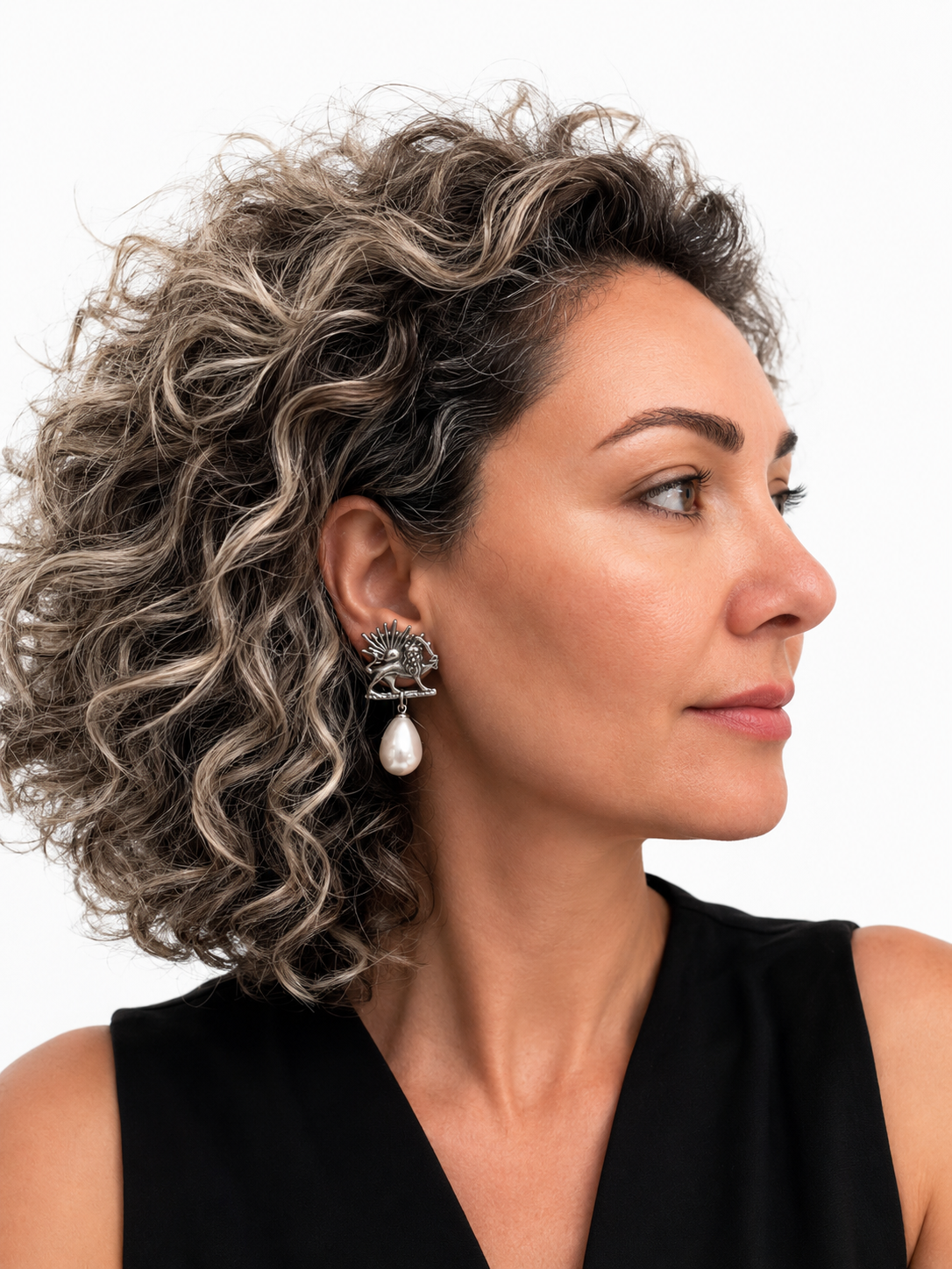 Lion & Sun Persian Earings | Premium hypoallergenic stainless steel | Mehrbanoo Design