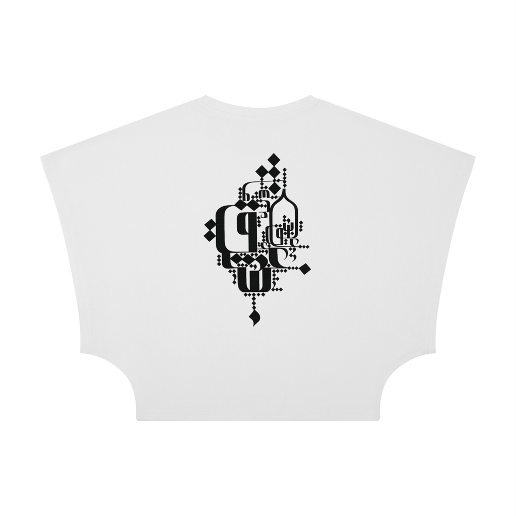 Cropped Shirt – Eshgh عشق | Modern Persian Calligraphy | Mehrbunoo