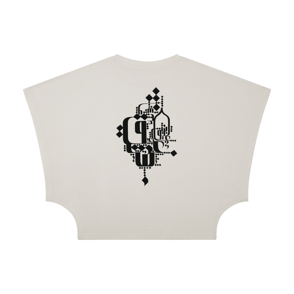 Cropped Shirt – Eshgh عشق | Modern Persian Calligraphy | Mehrbunoo