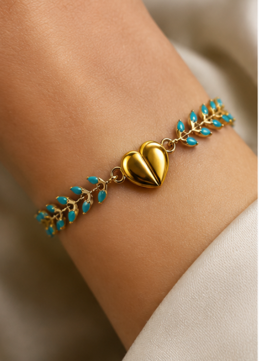 Lion & Sun Iran Map Bracelet | Mehrbunoo Design