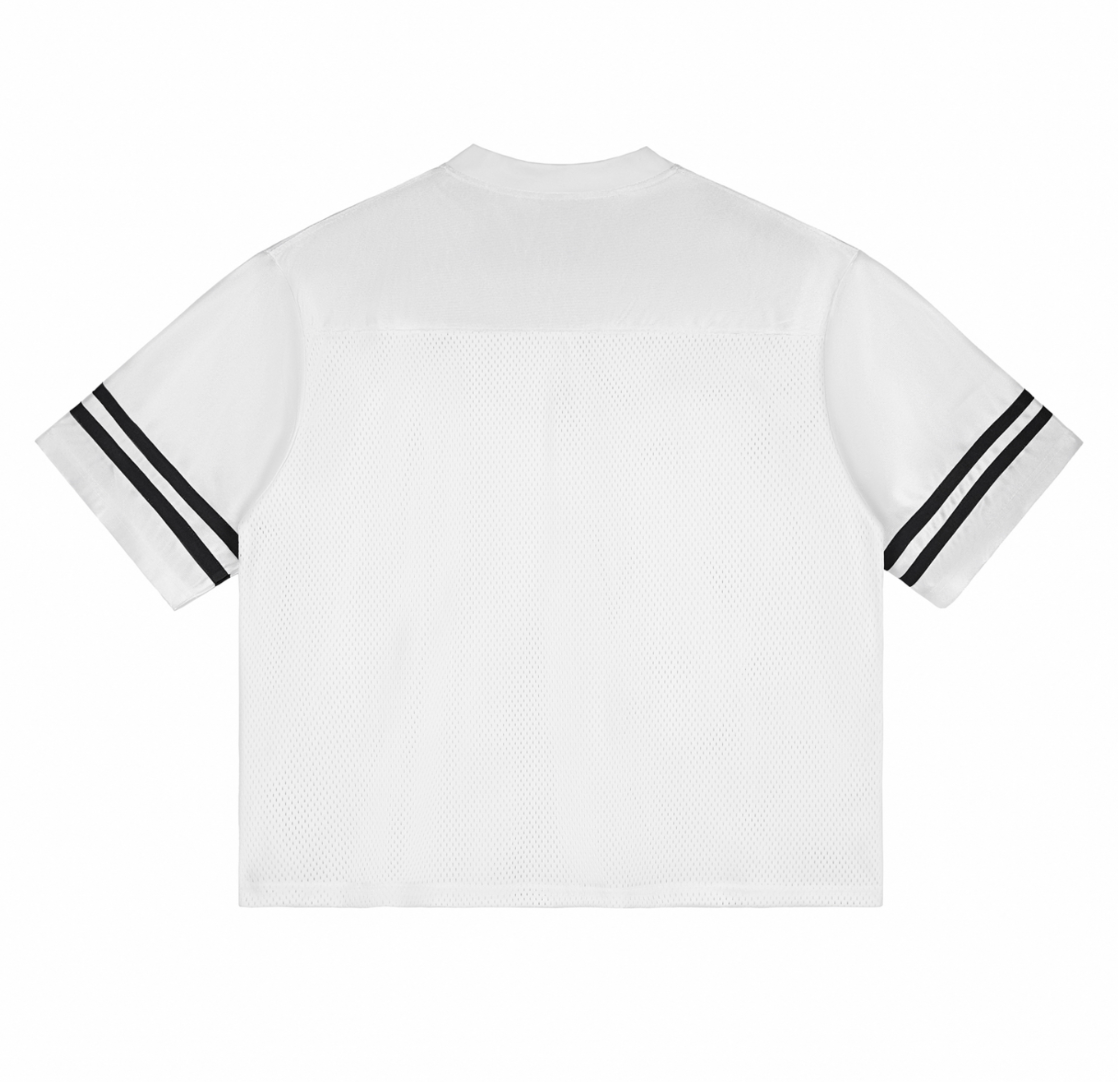 Taped Mesh T-Shirt | Sun and Lion Flag | Mehrbunoo