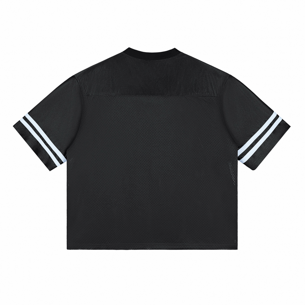 Taped Mesh T-Shirt | Sun and Lion Flag | Mehrbunoo
